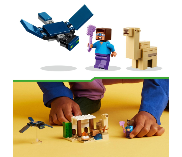 LEGO Minecraft 21251 Pustynna wyprawa Steve’a - 1202259 - zdjęcie 7